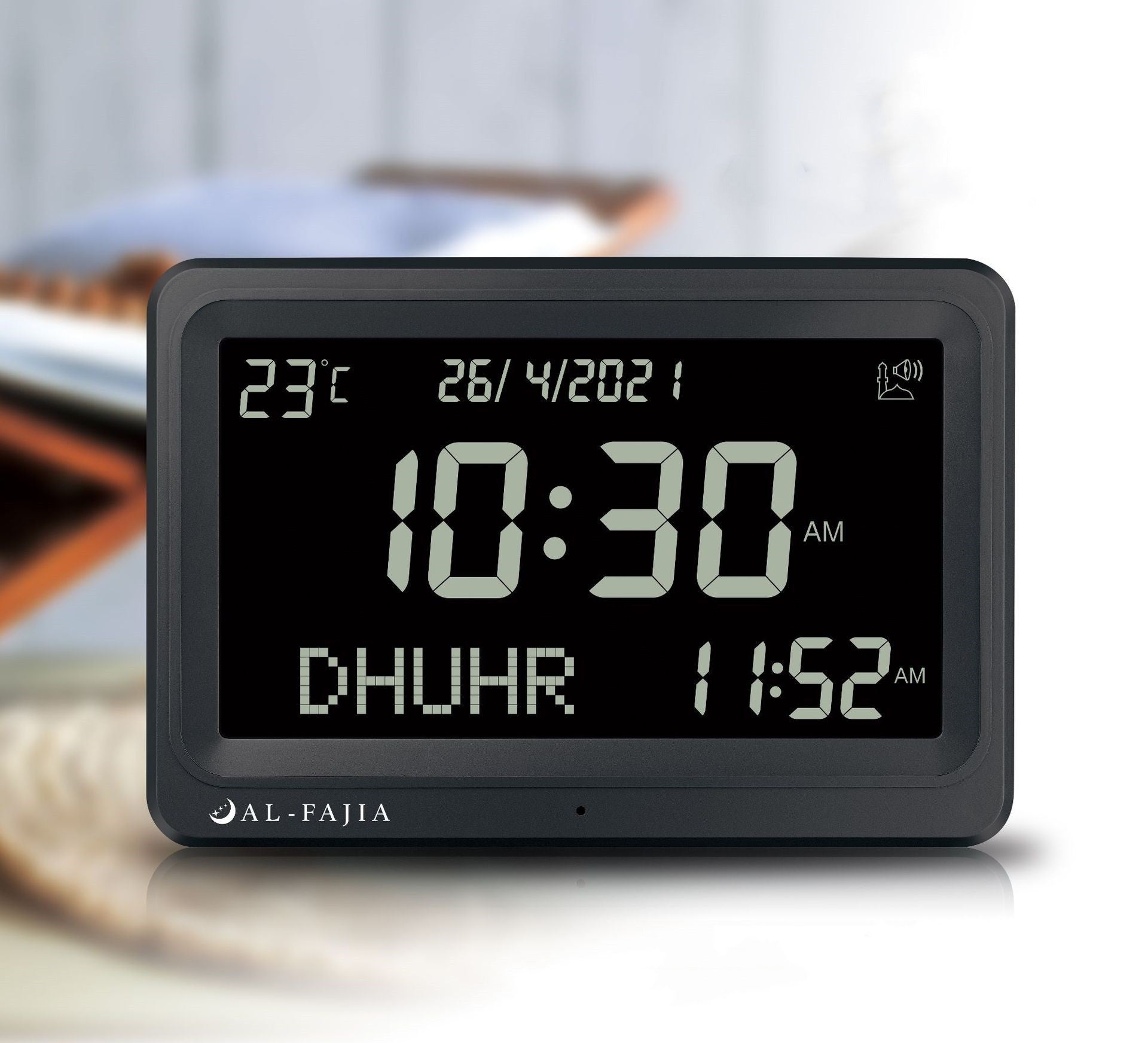 Modern Adhan Wall Clock